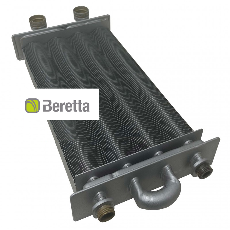 scambiatore bitermico per caldaie Beretta compatibile grigio R10023661 