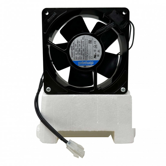 ventilatore nero e bianco