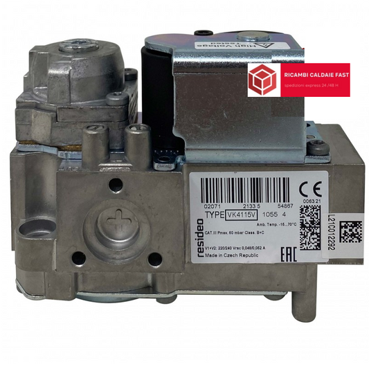 Valvola gas VK4115V1055 per caldaia Unical Modulex 95261169

